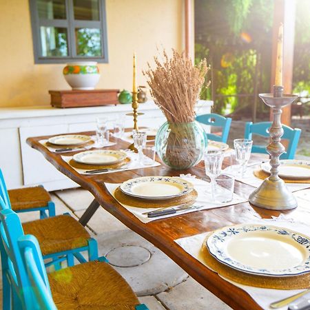 Grande Villa Storica Per Vacanze Con Giardino Privato E Piscina Ostra Bagian luar foto
