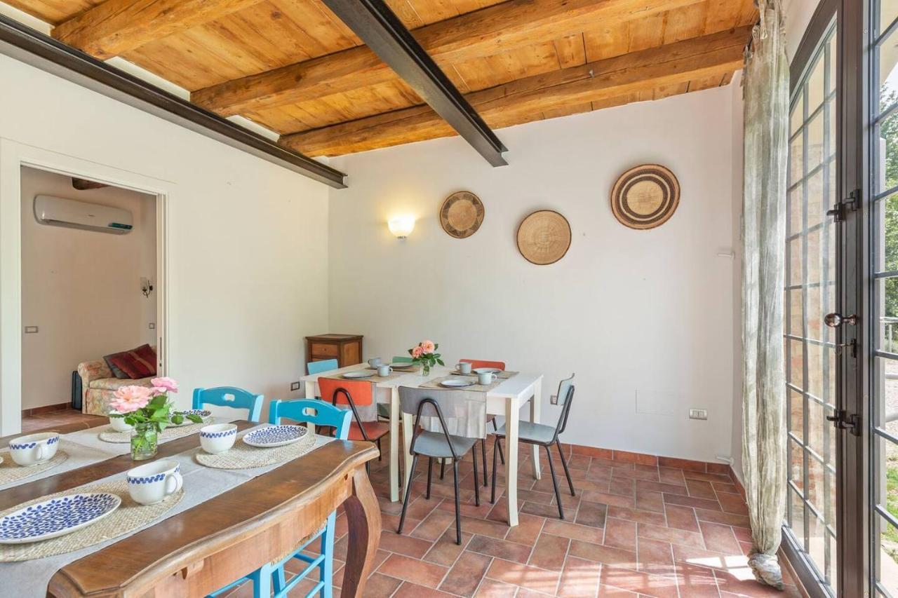 Grande Villa Storica Per Vacanze Con Giardino Privato E Piscina Ostra Bagian luar foto